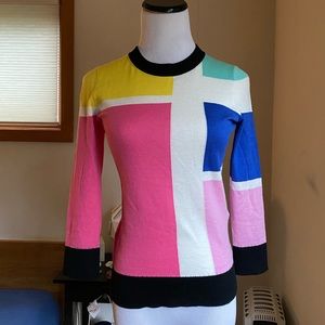 Kate Spade color block sweater